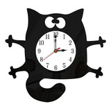 Relojes De Pared Con Forma De Gato, Reloj De Arte Con Pilas