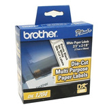 Etiquetas Precortadas Brother Dk1204 Blancas 17x54 Mm 10 Pzs