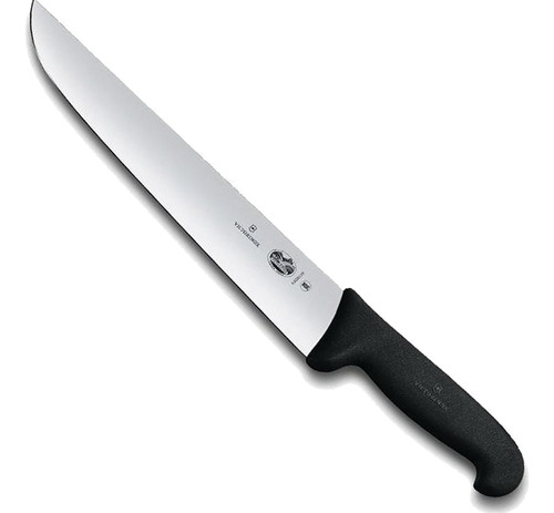 Cuchillo Victorinox Carnicero 31 Cm Fibrox 5.5203.31 Color Negro