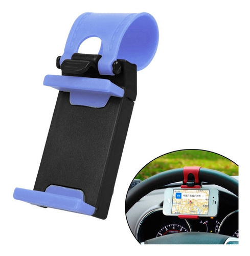 Soporte P/volante Auto Universal Silicona Gps Celular