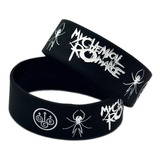 Pulsera Silicon Banda My Chemical Romance Rock Emo Aesthetic