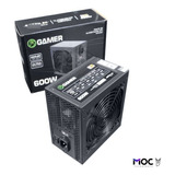 Fonte De Alimentação Pc Gamer Atx 600w Real Brazilpc/tronos Cor Preto 115v/230v