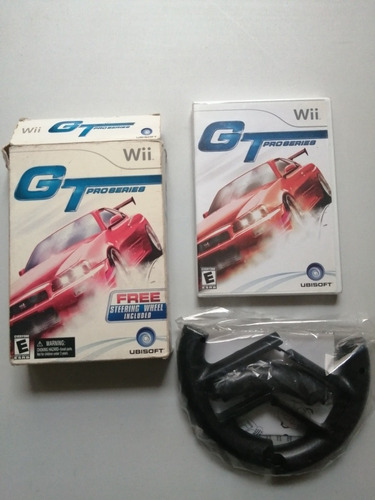 Gt Pro Series Juego Sellado Con Volante Sellado Para Wii