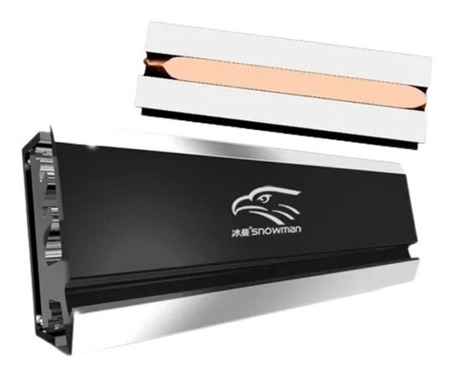 Dissipador Ssd M.2 Nvme / Ngff Snowman 2280 Heat Pipe Cobre