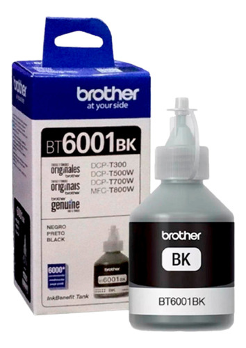 Tinta Brother Negra Bt6001 | Dcp-t300, Dcp-t500w, Mfc-t800w Tinta Negro