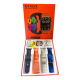 Relogio Smartwatch K9 Max Series 9 49mm Gps Nfc 4 Pulseiras