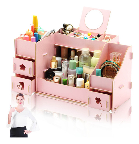 Caja Organizador De Maquillaje Para Cosméticos Con Cajón