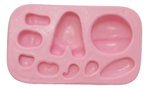 Molde Silicone Apliques De Laço Boneco Universal