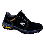 Zapatos En Cuero Compatibles Con Caterpillar Casual Cosidos 