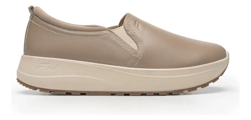Tenis Flexi Para Mujer Estilo 117207 Taupe