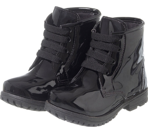 Bota Coturno Feminino Infantil Menina Original Cano Curto