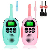 Walkie Talkies Para Niños Recargable  Regalo De Cumple...