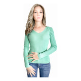 Sueter De Mujer Cuello V Sueteres De Punto Dama Sweaters