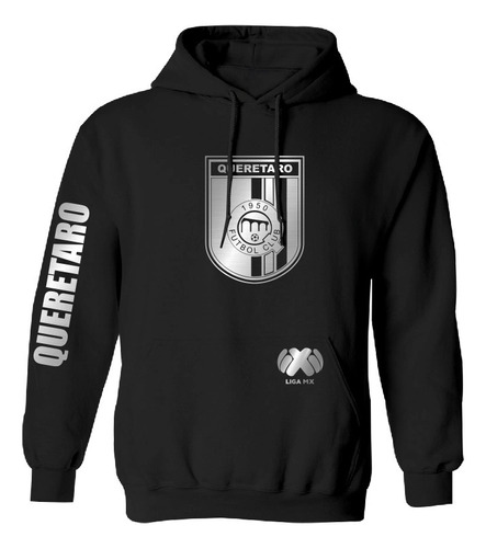 Sudadera Mod Gallos Blancos Querétaro Liga Mx Edición Silver