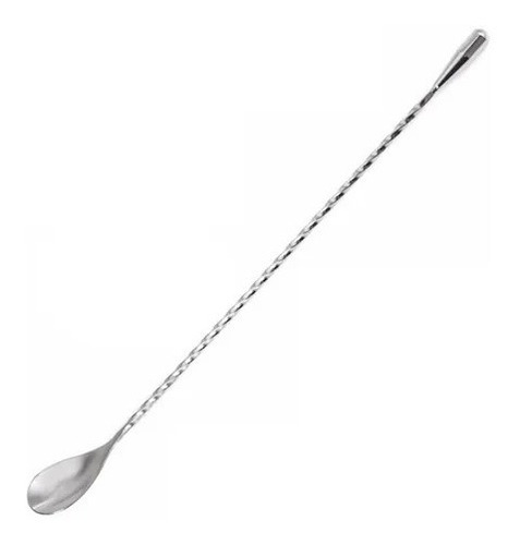 Colher Bailarina Drink Inox 40cm Ponta Gota (escolha Cor)