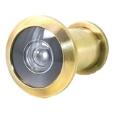 Visor Para Porta Olho Mágico Dourado De 32 Á 52 Mm