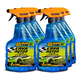 Lava Auto Sin Agua Con Gatillo Silisur 1lt Pack 6un