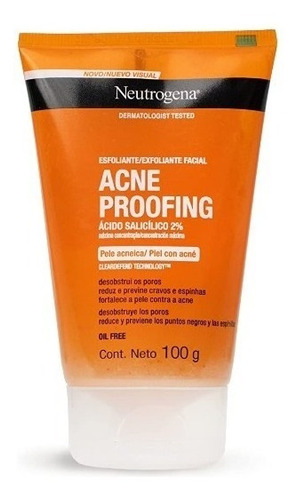 Neutrogena Acne Proofing Gel Exfoliante Reduce Granos 100ml