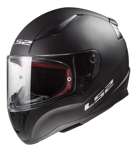 Casco Moto Integral Ls2 353 Rapid Solid Negro Mate - Gaona!