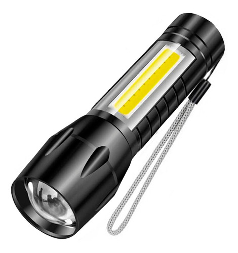 Lanterna Tatica Led Q5 Mini Xml Recarregavel Melhor Que X900 Cor Da Lanterna Preto Cor Da Luz Branco