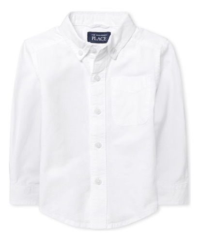 The Children's Place Camisa Tipo Oxford De Manga Larga Para 