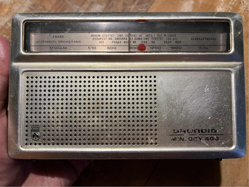 Rádio Grundig Mini Boy 400 Fm/am Funcionando Antigo Raro