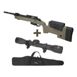 Rifle Airsoft Sniper M40 Sa-s02 Tan+ Luneta 4x32+capa