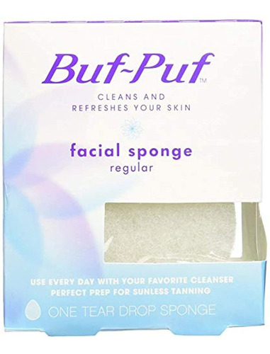 Buf-puf Esponja Facial (regular) 1 Unidad (paquete De 2)