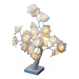 Lámpara Led Artificial Con Forma De Árbol De Flores