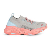 Zapatillas Montagne Hely Kids Gris Salmon Niña