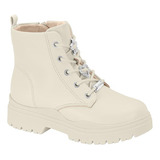 Bota Feminina Infantil Coturno Cano Curto Molekinha 2179205