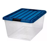 Caja Plastica De Almacenamiento Con Tapa  42 Litros