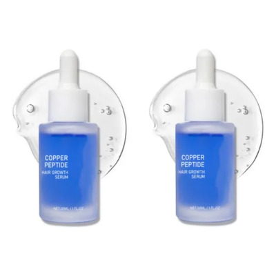 2 Sérum Capilar Con Péptido De Cobre 30 Ml,antipérdida De Ca