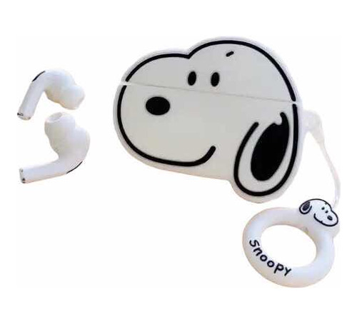 Funda Importada AirPods Snoopy Diseño Carita