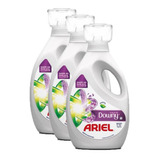 Kit 3 Sabão Líquido Concentrado Ariel Com Downy 1,2l