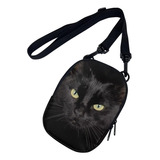 Mumeson Cute 3d Black Cat Bolso De Hombro Para Mujer Niñas C