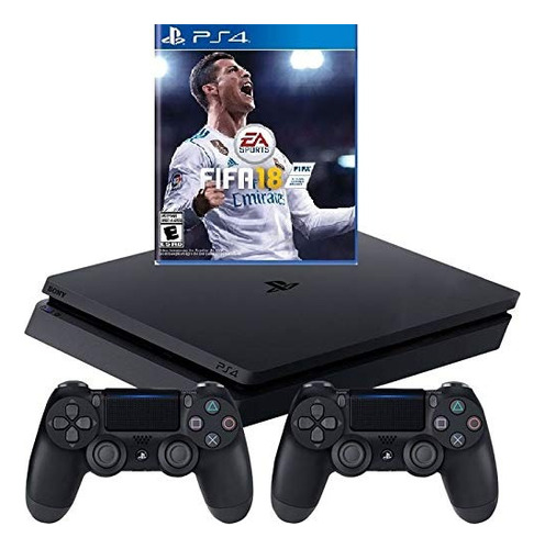 Ps4 Slim 2 Cotroles 1tb Fifa 18 