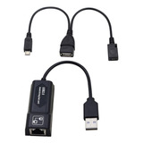 Adaptador De Red Micro Usb 2.0 Lan Gigabit Para