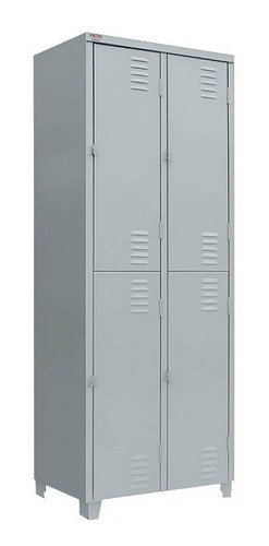 Armário Roupeiro De Aço Vestiário Academia 4 Portas Locker