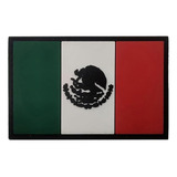 Parche De Goma De Pvc Bandera Mexicana