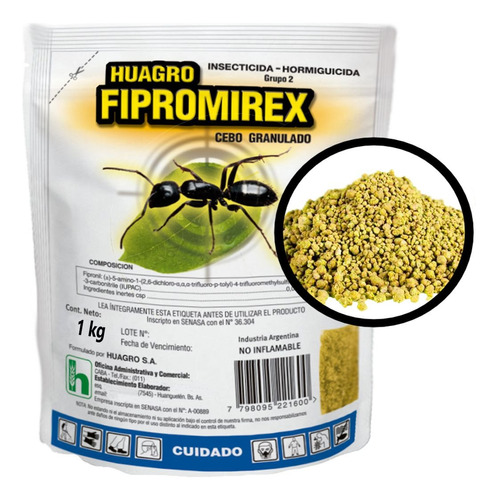 Hormiguicida Mirex® Cebo Granulado X 1 Kg Hormiga Negra