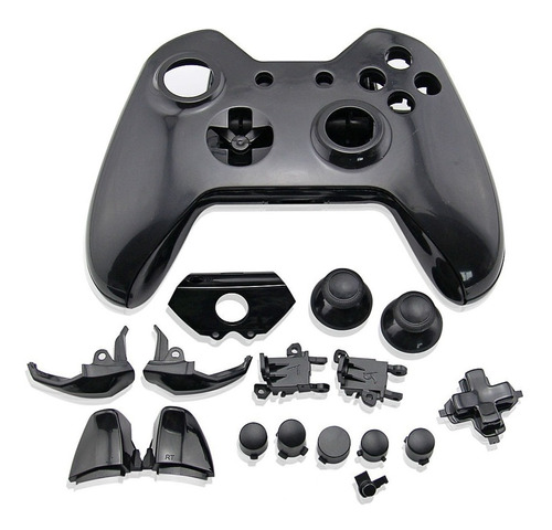 Carcasa Generica Compatible Con Control Xbox One Negro