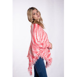 Poncho Polera Abrigado Invierno Amplio Chenille Mujer