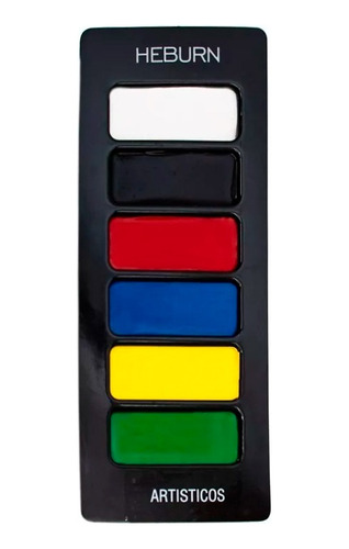 Heburn Paleta Maquillaje Artistico Profesional 6 Colores 950