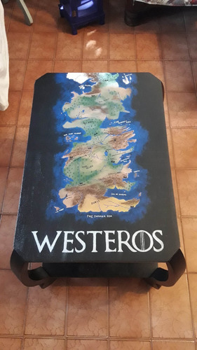 Mesa Ratona - Game Of Thrones - Pintada A Mano