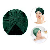 Gorro Turbante Satén Doble Faz Antifrizz Cabello