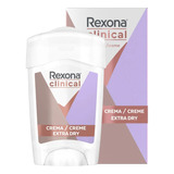 Desodorante En Crema Rexona Clinical Extra Dry 48gr