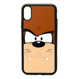 Funda Protector Para iPhone Tazmania Cara Looney Tunes