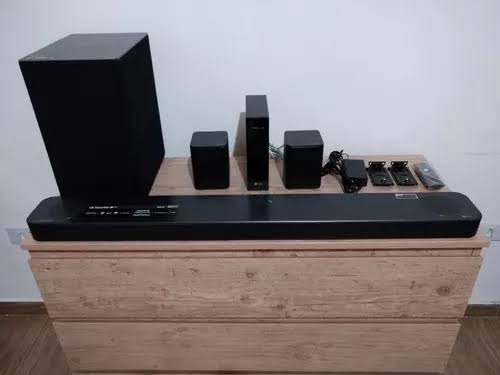 Soundbar LG Sn8yg Com Caixas Surround Spk8-s 