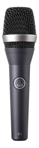 Microfone Akg D5 Dinâmico Supercardióide Cor Azul-escuro